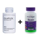 Olaplex no 3 juuksehooldus 100ml + Biotiin 10 000mcg 60tbl