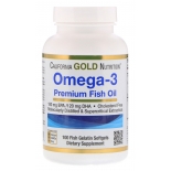 California Gold Nutrition Omega-3 Premium kalaõli kapslid 100tk