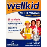 Wellkid multivitamiin närimistabletid lastele